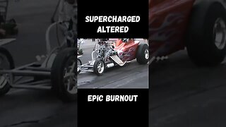 Supercharged Altered Epic Burnout! #shorts