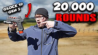Glock 19 Gen 5 mos 20,000 Round Review; Does it still shoot?