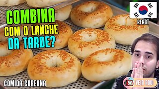 Será que COMBINA com um CAFÉZINHO? Reagindo a COMIDAS DE RUA COREANAS | Veja Aqui Reacts