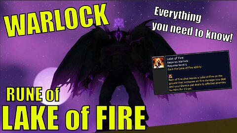 Warlock LAKE of FIRE RUNE Location (All Races) | World of Warcraft Classic Season of Discovery