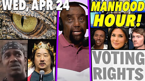 Voting Rights LIE; Dick Proenneke; Korea; Karen Bass; Eric Adams; MANHOOD HOUR | JLP SHOW (4/24/24)