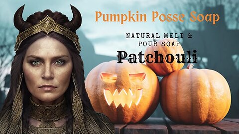 Anti Ageing Natural Glycerin Soap Who knew Patchouli could do this! Pumpkin Posse Soap coming at you