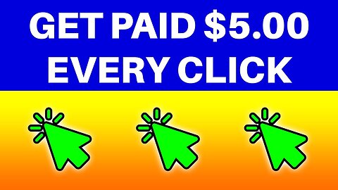 GET PAID $5.00 EVERY 10 SECONDS For Clicking On Ads (Make Money Online)