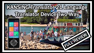 KANSING Translator 21 Language Translator Device Two Way FULL REVIEW With Instructions Manual