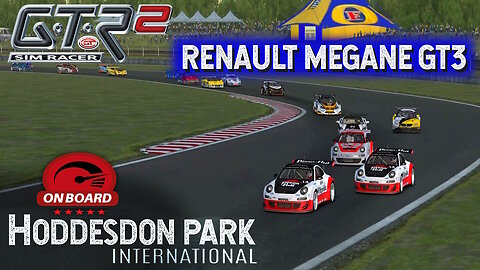 GTR2 NEW TRACK : Renault Megane GT3 : Hoddesdon Park TV & Onboard