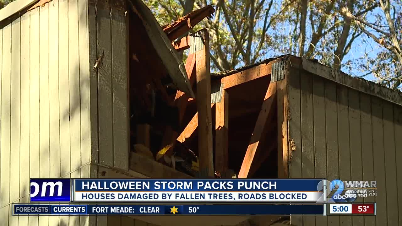 Halloween storm packs punch