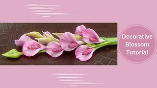 How To Make Filler Flower With Flower Clay | Filler Flowers Tutorial