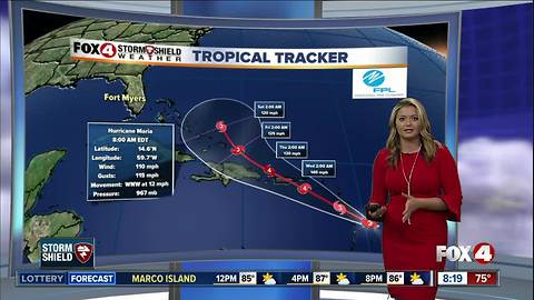 Hurricane Maria -- 8am Monday update