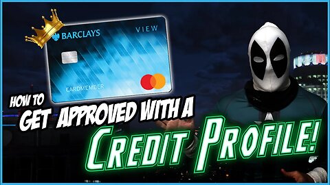 HOW TO GET A BARCLAY CARD WITH CREDIT PROFILE! 📣VIDEO FOR ENTERTAINMENT ONLY!
