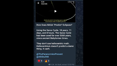 Documentary: NASA and Saros Cycle