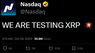 XRP Ripple, NASDAQ, Charles Schwab, and the ARABS...