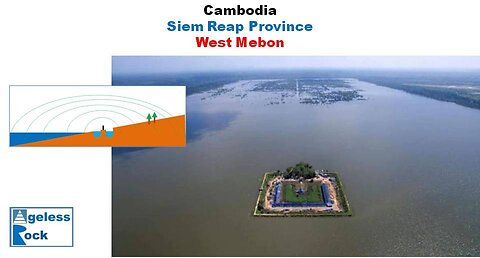 West Mebon is a temple in a moat