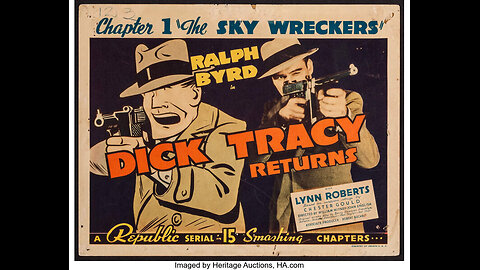 DICK TRACY RETURNS (1938) --colorized