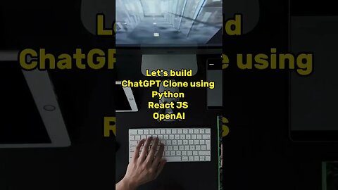Build AI App using Python React JS and OpenAI API ｜ ASMR Programming #asmrprogramming #chatgpt