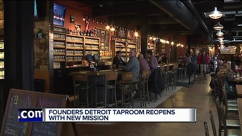 Founders Brewing reopening Detroit taproom today