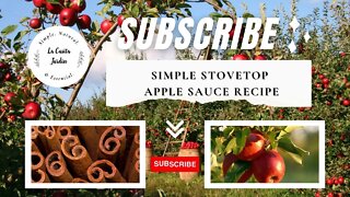 Simple Stovetop Apple Sauce Recipe // Fresh Arkansas Black Apples // November 2022