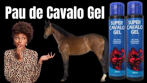 Pau de Cavalo Gel / 100% naturais seguros e orgânicos