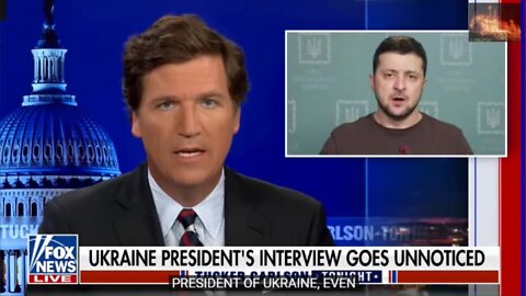 Tucker Carlson, The Left Shames Ukrainian President