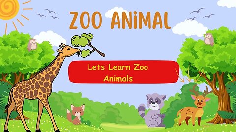 Zoo Animals Name and Sound Kids Animals #animals #zooanimals #animalsounds