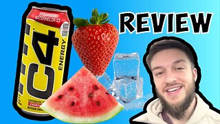 C4 Energy Drink Strawberry Watermelon Ice review