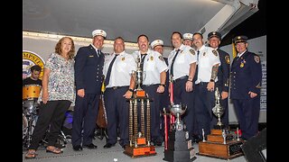 Lynbrook Firefighters Take First Place in Battalion Parade