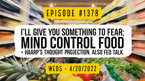 #1378 I'll Give You Something To Fear; Mind Control Food & HAARPs Thought Projection