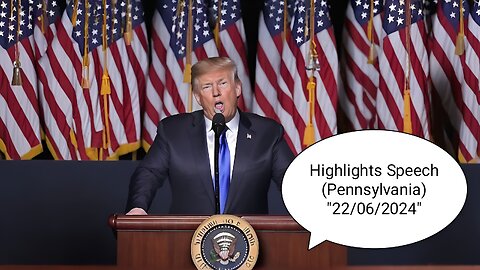 President Donald Trump Speech ❤️🔥 (Highlights) 2024 (Pennsylvania) 22/06/2024