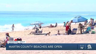 Martin County beaches reopen Monday morning
