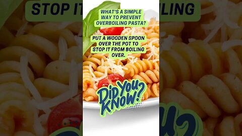 simple way to prevent overboiling pasta?پاستا کو زیادہ ابالنے سے روکنے کا آسان طریقہ کیا ہے؟