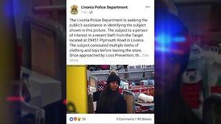 Woman wanted for stealing clothes, toys from Livonia Target