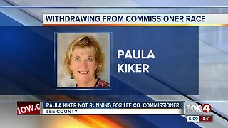 Paula Kiker withdraws from running for Lee County Commissioner seat