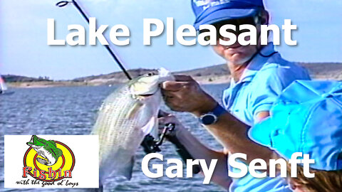 Gary Senft white bass fishing at Lake Pleasant