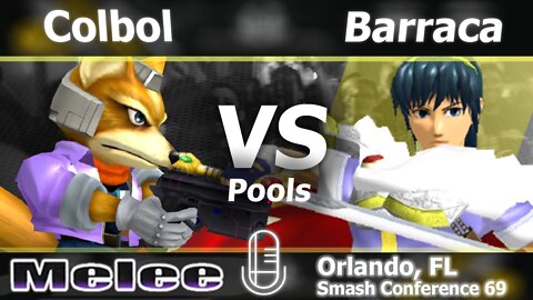 SS|Colbol (Fox) vs. Barraca (Marth) - Melee Pools - SC:69