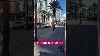 Cruising down Canal Street, New Orleans