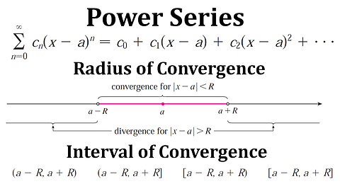 Review Question 8: Power Series, Radius and Interval of Convergence