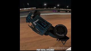 iRacing Dirt Modified Wrecks, Flips, and Crashes: Dirt Track Chaos! 🏁