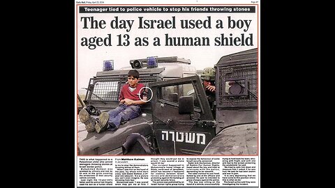 Israel Using Human Shields