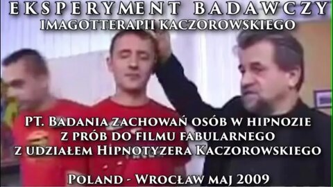 WPŁYW HIPNOZY NA ZACHOWANIE I MYŚLENIE OSÓB DOROSŁYCH - NAUKA LICZENIA - EKSPERYMENT/2009©TV IMAGO