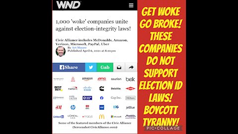 Woke companies to Boycott!