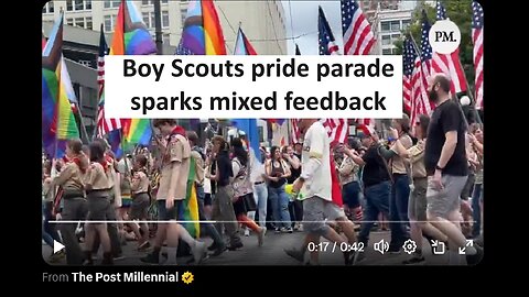 Boy Scouts pride parade sparks mixed support on social media