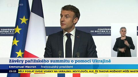 Emmanuel Macron potvrdil, že některé země NATO chtějí vyslat vojska na Ukrajinu, shoda ale nepanuje!