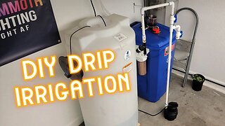 DIY Drip Irrigation for Indoor Use - Automated feeding - NO MORE HAND WATERING!!