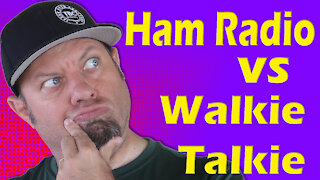 Ham Radio vs Walkie Talkie | Handheld Ham Radio Comparison