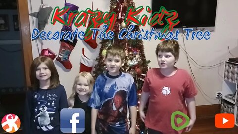 Krazy Kidz Decorate The Christmas Tree (2022) | Krazy Kidz Creations