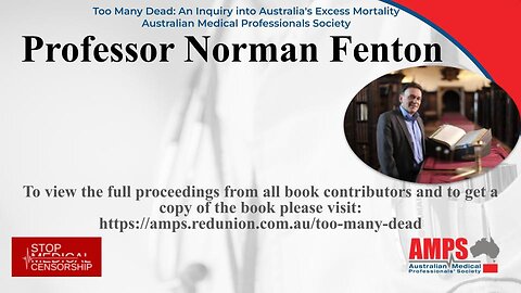 Prof Norman Fenton - Excess deaths