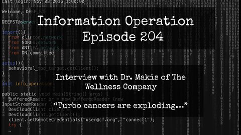 IO Episode 204: Dr Makis - Turbo Cancers Are Exploding 12/23/23