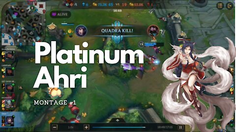 Ahri LoL WildRift Montage #1