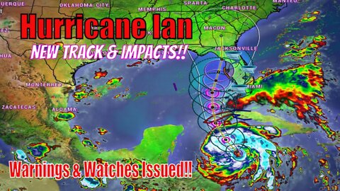 Hurricane Ian Impacts, Timing & Warnings Issued!! - The Weatherman Plus