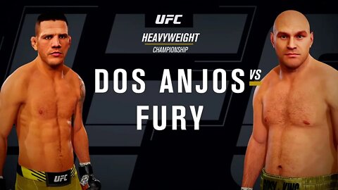 EA Sports UFC 4 Gameplay Tyson Fury vs Rafael Dos Anjos