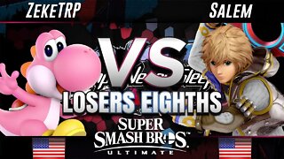 MVG | Salem (Hero, Bayonetta, Shulk) vs. ZekeTRP (Yoshi, R.O.B.) - Ultimate Losers Eighths- TNS 8